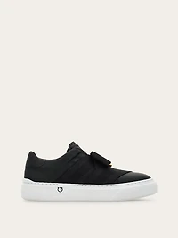 Slip on sneaker with maxi bow detail