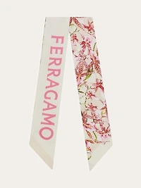 Gaia print silk bandeau