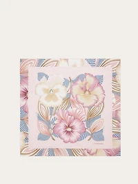 Brezza print silk scarf