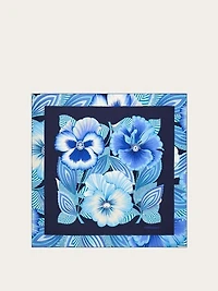 Brezza print silk scarf