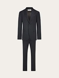Wool pinstripe suit