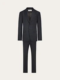 Wool pinstripe suit