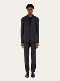 Wool pinstripe suit