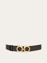 Reversible and adjustable Gancini belt