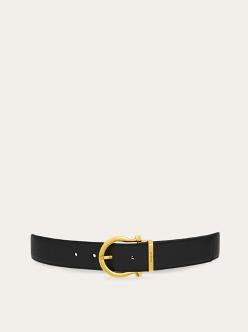 Reversible and adjustable Gancini belt