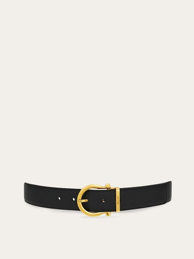 Reversible and adjustable Gancini belt