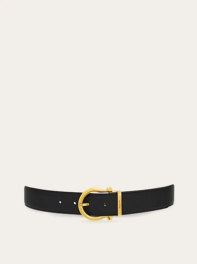 Reversible and adjustable Gancini belt