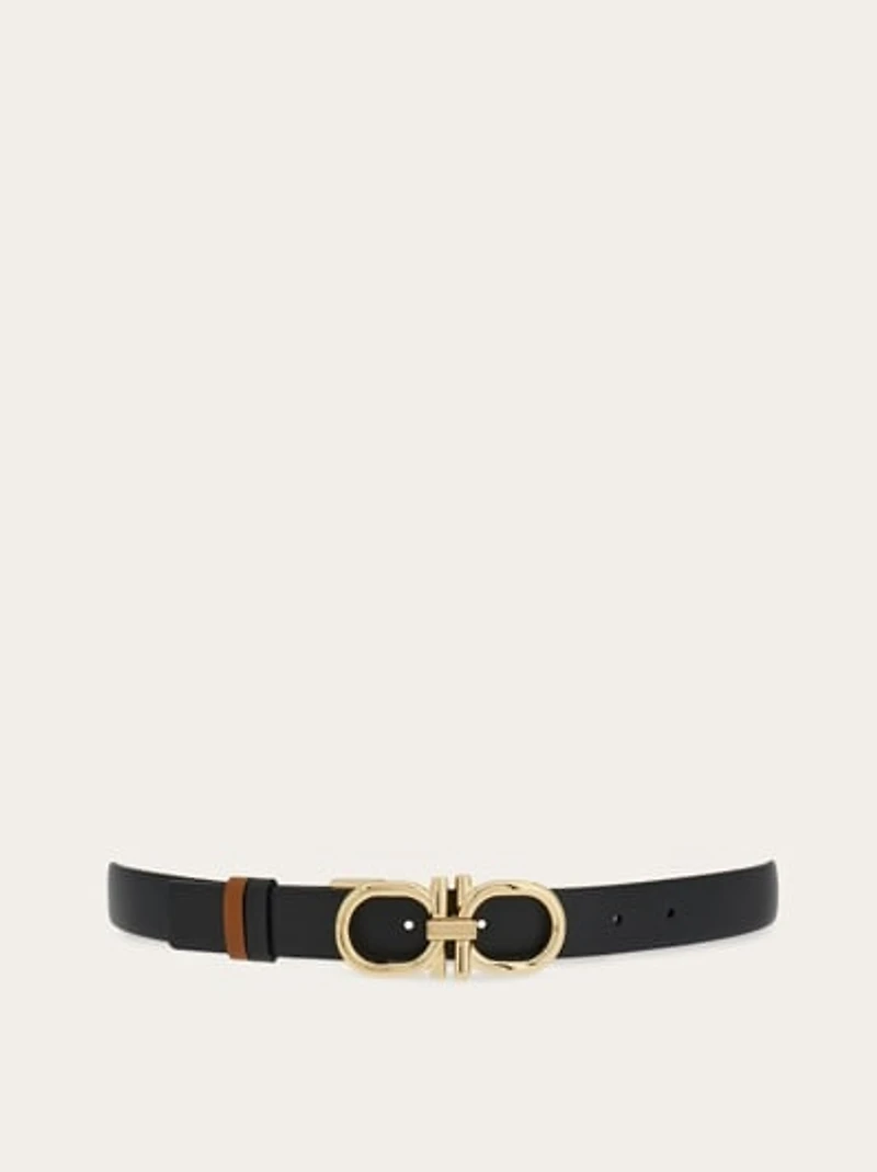 Reversible and adjustable Gancini belt