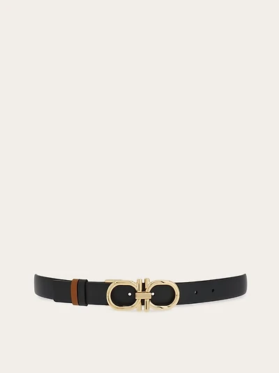 Reversible and adjustable Gancini belt