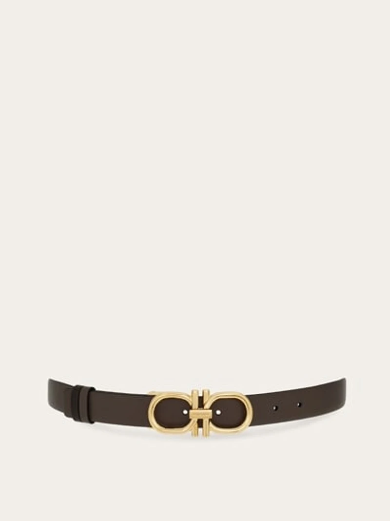 Reversible and adjustable Gancini belt