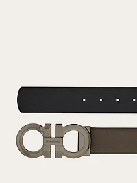 Reversible and adjustable Gancini belt