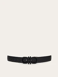 Reversible and adjustable Gancini belt