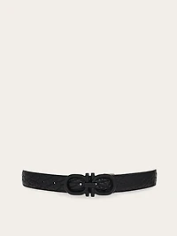 Reversible and adjustable Gancini belt