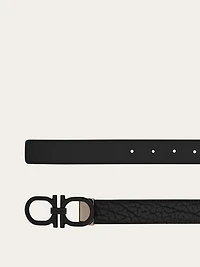 Reversible and adjustable Gancini belt