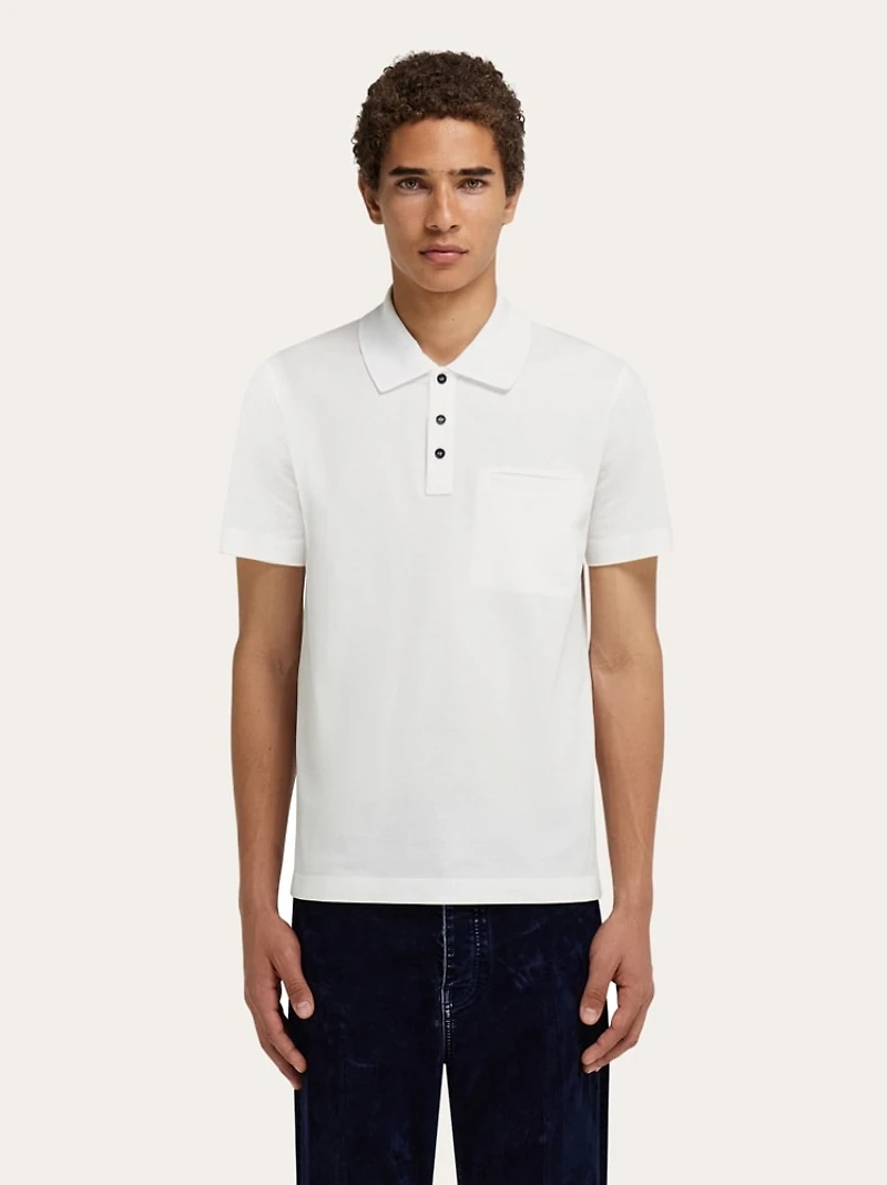 Cotton polo shirt