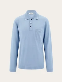 Long sleeved polo shirt