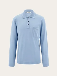 Long sleeved polo shirt
