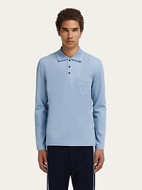 Long sleeved polo shirt