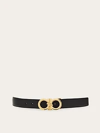 Reversible and adjustable Gancini belt