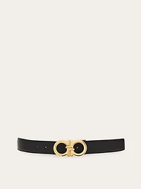 Reversible and adjustable Gancini belt