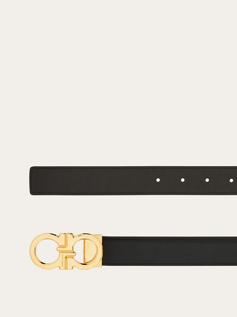 Reversible and adjustable Gancini belt