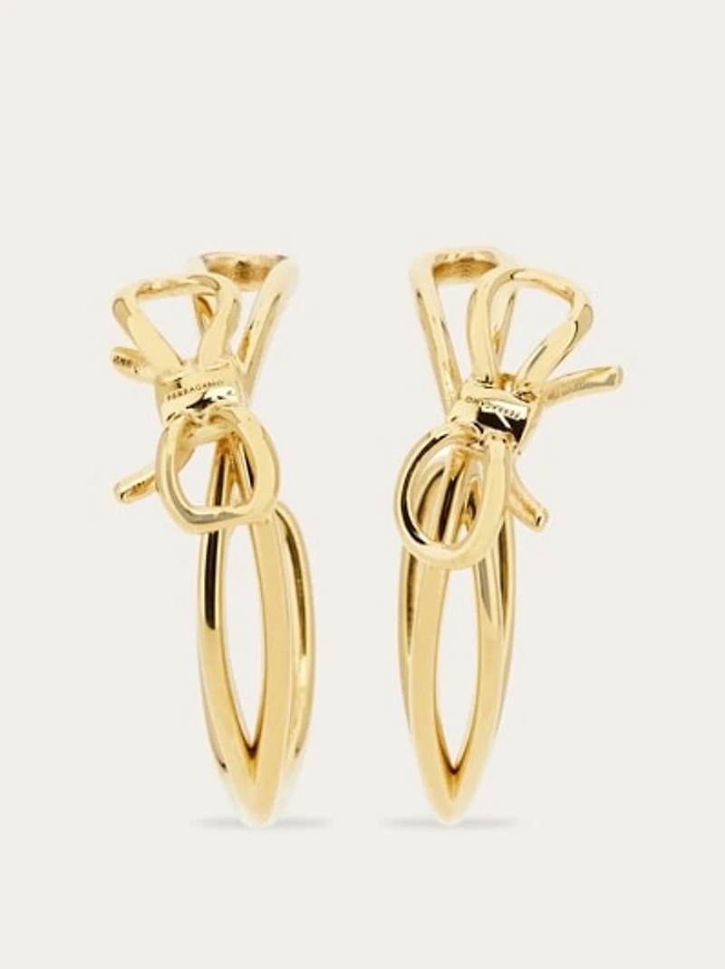 Earrings with bow