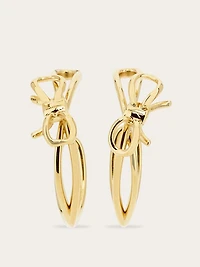 Earrings with bow