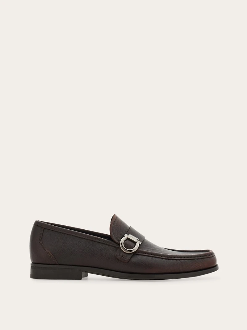 Loafer with Gancini detail