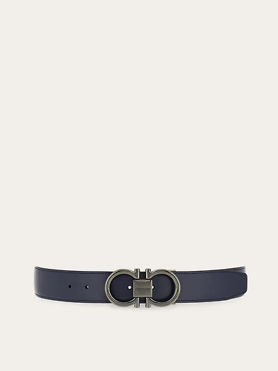 Reversible and adjustable Gancini belt