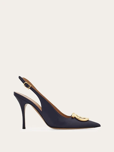 Maxi Gancini slingback pump