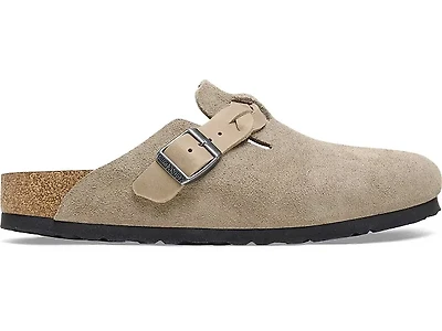 Birkenstock Boston Braided Suede Leather