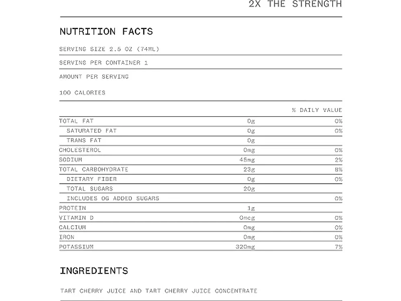Cheribundi Concentrate Pouch