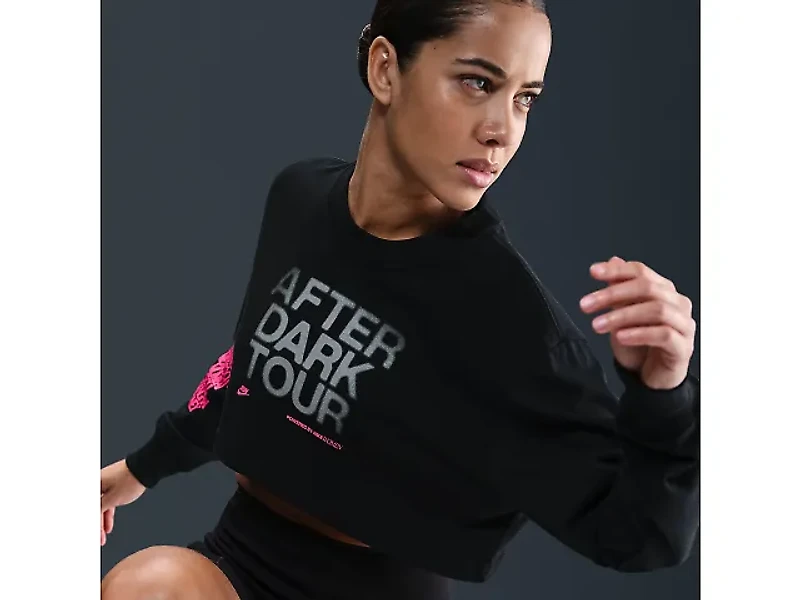 Women's | Nike Dri Fit LS Crop Race Tee