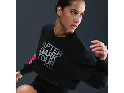 Women's | Nike Dri Fit LS Crop Race Tee