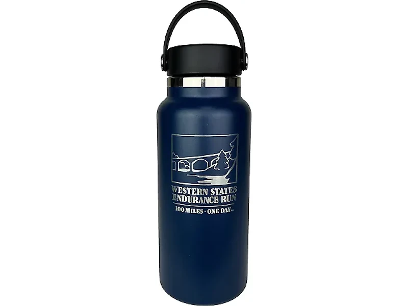 Hydro Flask Western States 32oz Wide Mouth Flex Straw Cap - No Hands Bridge