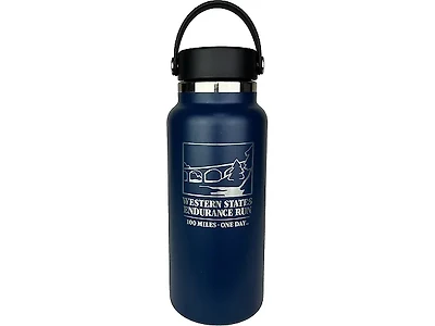 Hydro Flask Western States 32oz Wide Mouth Flex Straw Cap - No Hands Bridge