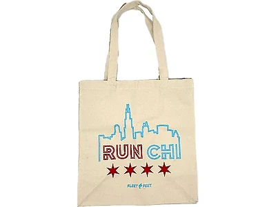 Fleet Feet Run Chi Tote Bag - Chicago 2024
