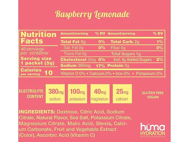 Hüma Hydration Drink Mix Jar