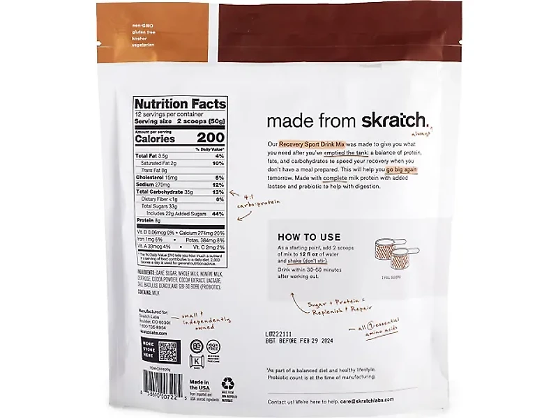 Skratch Labs Recovery Sport Drink Mix