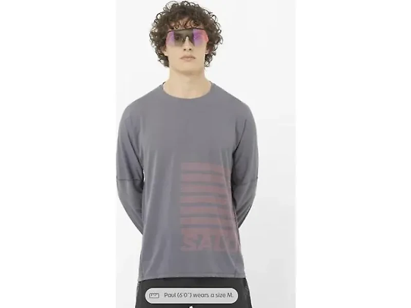 Men's | Salomon Sense Aero Long Sleeve GFX