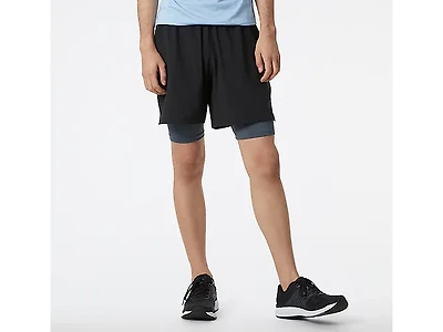 Men's | New Balance R.W.TECH 7" 2-In-1 Short