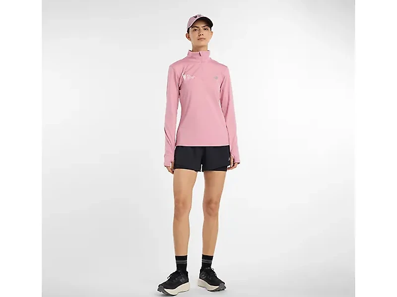 Women's | New Balance NYC Marathon 2025 Essential Space Dye 1/4 Zip