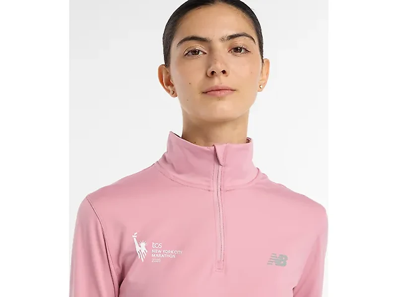 Women's | New Balance NYC Marathon 2025 Essential Space Dye 1/4 Zip