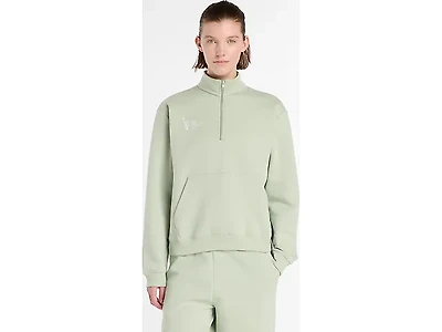 Women's | New Balance NYC Marathon 2025 Linear Heritage Fleece Half Zip