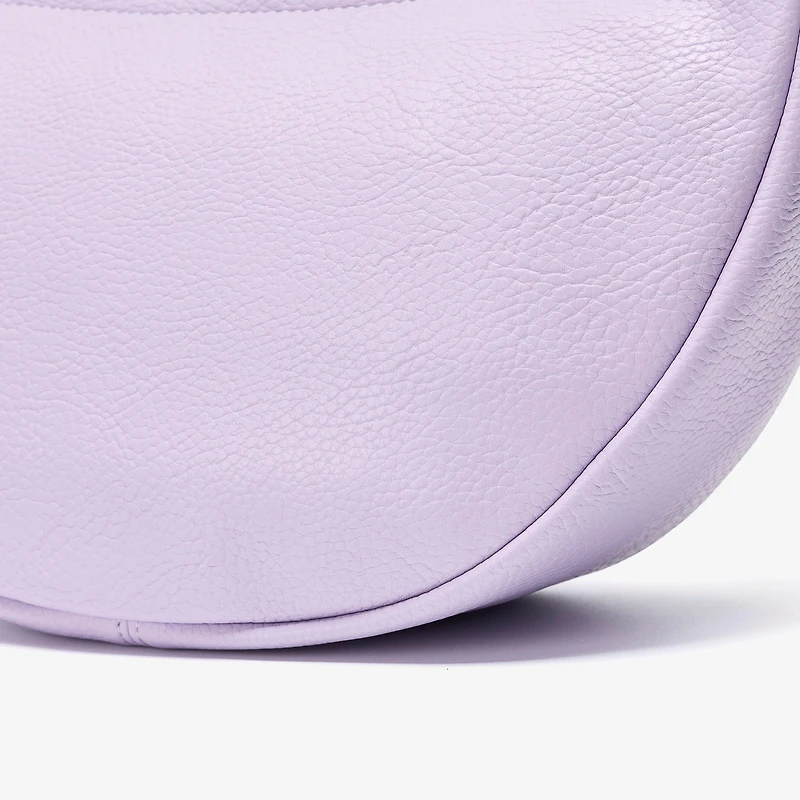 Leather Crescent Crossbody Bag