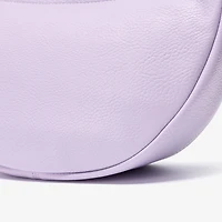 Leather Crescent Crossbody Bag