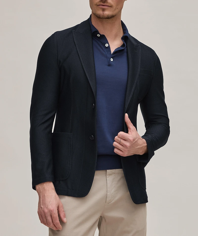 Icon Stretch-Knit Sports Jacket