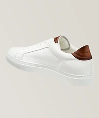 Soft Tumbled Leather Low-Tops