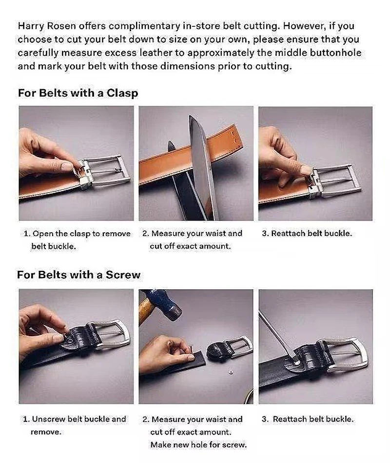 Reversible M Buckle Leather Belt