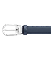 Horseshoe Buckle Leather Belt